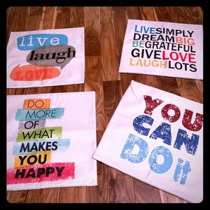 Uplifting pillow covers